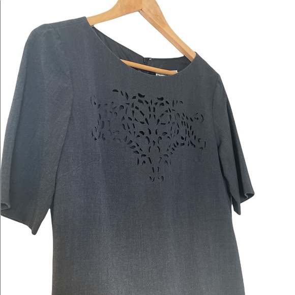 🤍 Size 12 simple minimalist gray dress - Picture 4 of 10